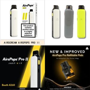 AIRSPOPS PRO II 小煙主機 Airscream Airspops Pro II Airspops-Pro-II Airspops.Pro.II 「氣泡2代,」氣泡PRO二代 可調瓦 可調吸阻 螢幕顯示:瓦數、口數、電量、歐姆值 Airspops Pro – Airspops – 氣泡 pro – 氣泡 pro 二代 – 氣泡二代 LINE ID : yun9370