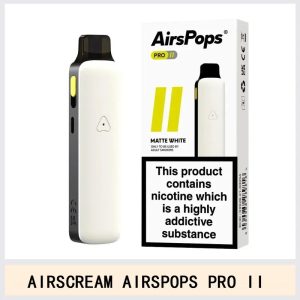 Airscream Airspops Pro II 氣泡2代 LINE ID : yun9370 氣泡PRO二代 可調瓦 可調吸阻 螢幕顯示:瓦數、口數、電量、歐姆值